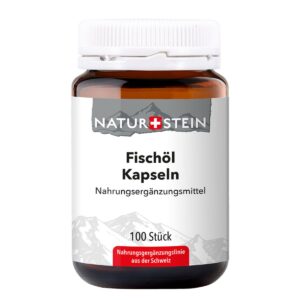 Naturstein Fischöl Kapseln 100 Stück