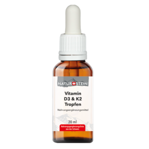 Naturstein Vitamin D3 K2 Öl Tropfen Glasfl 20 ml