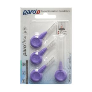 Paro Flexi Grip 8mm mittel-grob violett zylinder 4 Stück