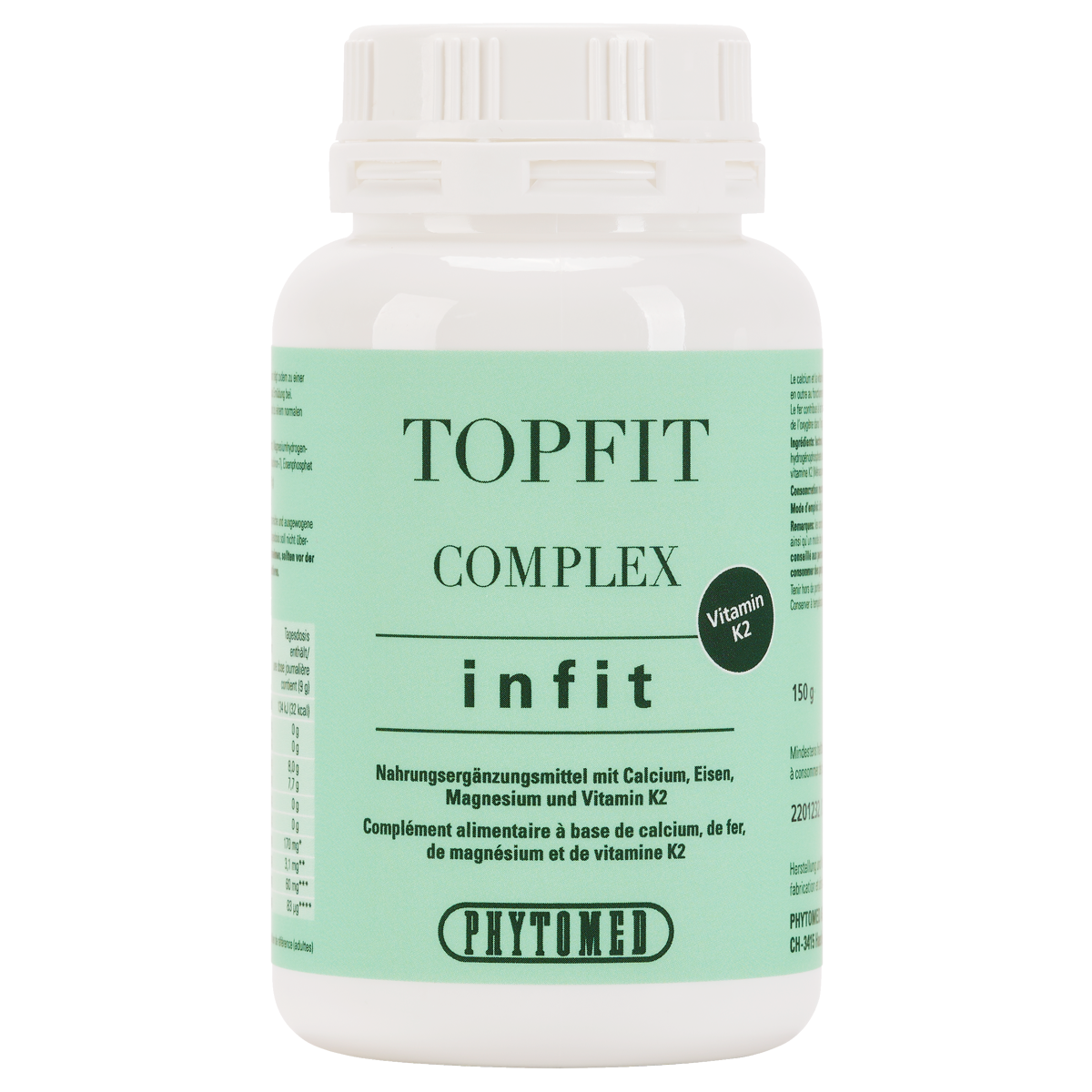 Phytomed Infit Topfit Complex + Vitamin K2 - Funktionelle ...