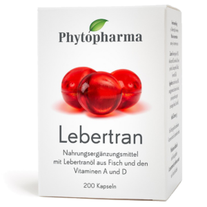 Phytopharma Lebertranöl Kapseln 200 Stück