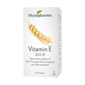 Phytopharma Vitamin E 305 IE Kapseln 90 Stück