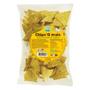 Pural Chips'O maïs Sour Cream-Onion 125 g