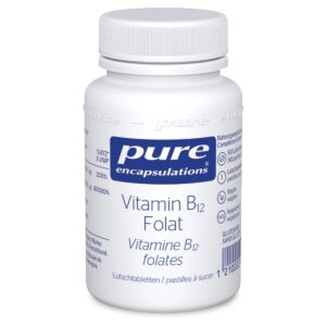 Pure Encapsulations Vitamin B12 Folat Lutschtabletten Dose 90 Stück