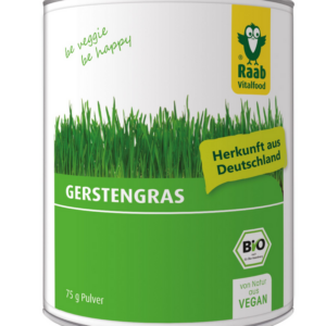Raab Bio Gerstengras Pulver Dose 75 g