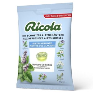 Ricola Gletscherminze Bonbons ohne Zucker Beutel 125 g