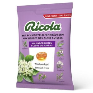 Ricola Holunderblüten Bonbons ohne Zucker Beutel 125 g