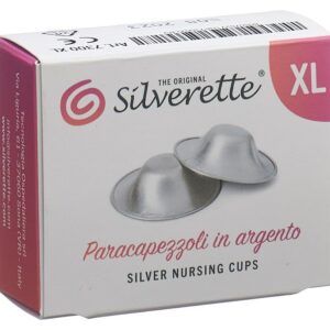 Silverette Still-Silberhütchen XL Ø5cm 2 Stück