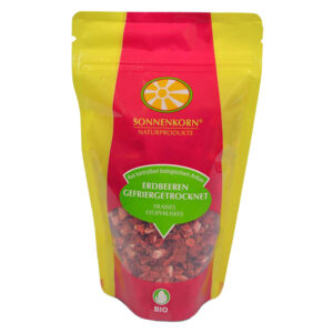 SONNENKORN Erdbeeren gefriergetrocknet Bio Knospe 40 g