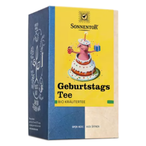 SONNENTOR Geburtstagstee Doppelkammer 18 Beutel