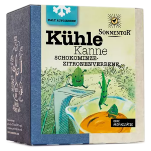 Sonnentor Kühle Kanne Teepyramiden Schokominze-Zitronenverbene 16 Stück