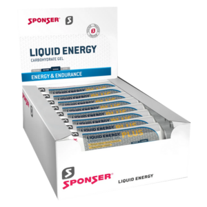 Sponser Liquid Energy Plus mit Koffein 70 g Display