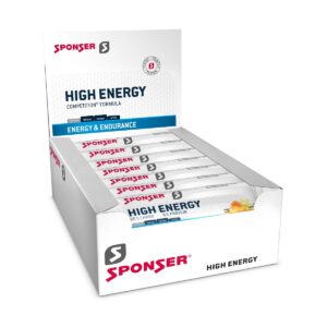 Sponser High Energy Bar Aprikose Vanille 45 g Display