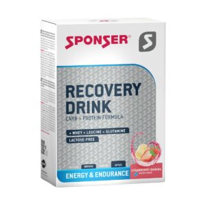 Sponser Recovery Drink Strawberry Banana 6 x 60 g