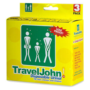 TRAVEL JOHN Einweg Urinal unisex 3 Stück