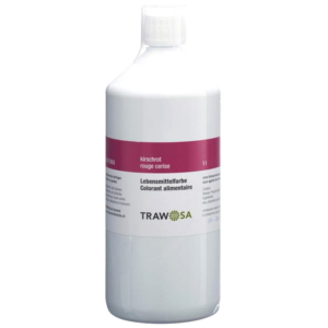 TRAWOSA Lebensmittelfarbstoff kirschrot 1000 ml