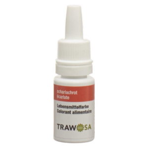 TRAWOSA Lebensmittelfarbstoff scharlachrot 10 ml