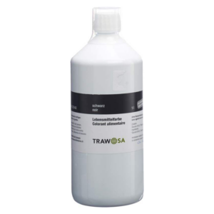 TRAWOSA Lebensmittelfarbstoff schwarz 1000 ml