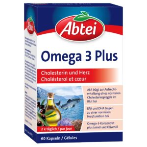 Abtei Omega-3 Plus 60 Kapseln