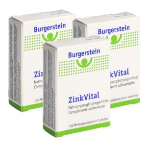 Burgerstein Zinkvital 5 mg Mini-Tabletten 3 x 150 Stück