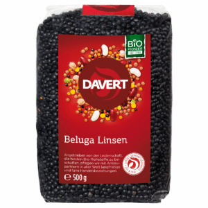 Davert Beluga Linsen schwarz 500 g
