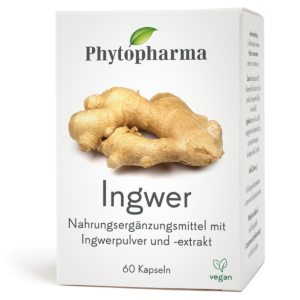 Phytopharma Ingwer Kapseln 60 Stück
