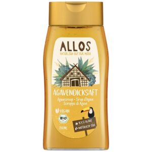 ALLOS Agavendicksaft in der Spenderflasche 250 ml