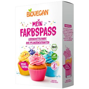 Biovegan Farbspass färbende Lebensmittel 6x 8 g