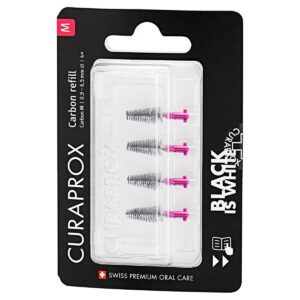 Curaprox Black is white-CPS Carbon M refill 4 Stk