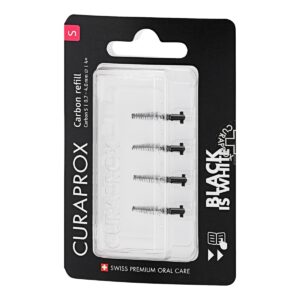Curaprox Black is white-CPS Carbon S refill 4 Stk