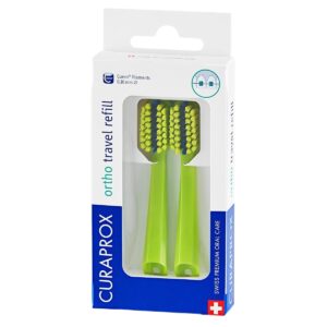 Curaprox CS 5460 Travel Set Ortho refill grün