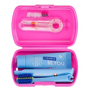Curaprox Travel Set Ortho pink