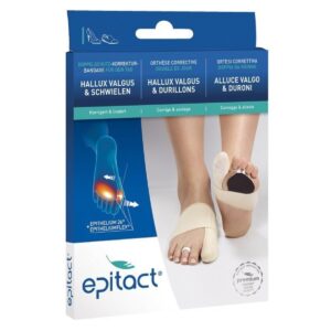Epitact Flex Doppelschutz Korrekturbandage Hallux Tag L 23 - 24.5 cm links