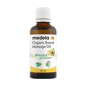 Medela Brust-Massageöl Bio Glasflasche 50 ml