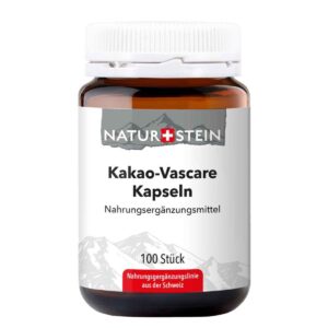 Naturstein Kakao-Vascare Kapseln 100 Stück