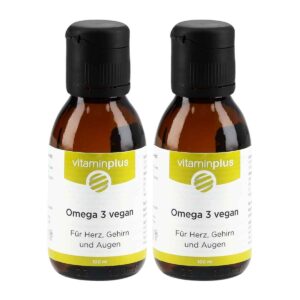 Vitaminplus Omega-3 Algenöl vegan 2x 100 ml