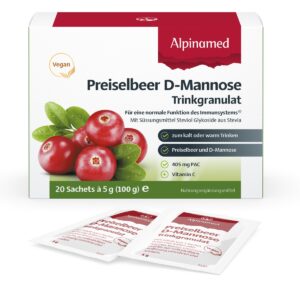 Alpinamed Preiselbeer D-Mannose Trinkgranulat 20 Beutel 5 g