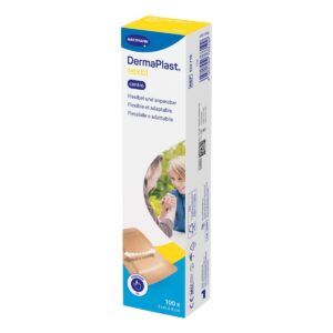 Dermaplast Textil Centro 3 x 4 cm 100 Stück