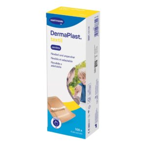 Dermaplast Textil Centro 4 x 6 cm 100 Stück