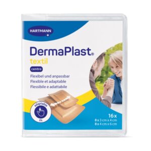 Dermaplast Textil Centro Strips hautfarbig assortiert 16 Stück