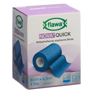 Flawa Nova Color Idealbinde 6 cm x 5 m blau