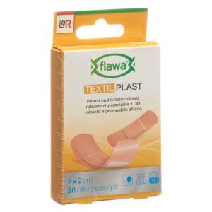Flawa Textil Plast Schnellverband 2 x 7 cm 20 Stück