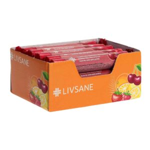 LIVSANE Display Traubenzucker Sauerkirsch 15x17 Stück