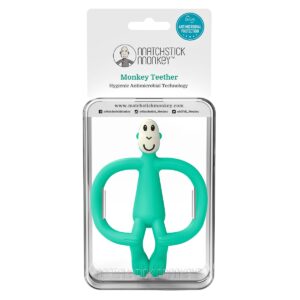 Matchstick Monkey Teether Green