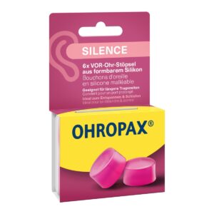 Ohropax Ohrstöpsel Silicon Silence 6 Stück