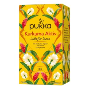 PUKKA Kurkuma Aktiv Tee Bio Beutel 20 Stück