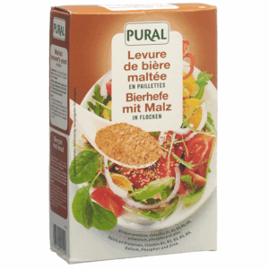 PURAL Bierhefeflocken mit Malz 200 g
