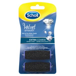 Scholl Velvet Smooth Ersatzrollen Extra Stark Diamant 2 Stück