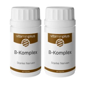 Vitaminplus B-Komplex Kapseln 2x 60 Stück