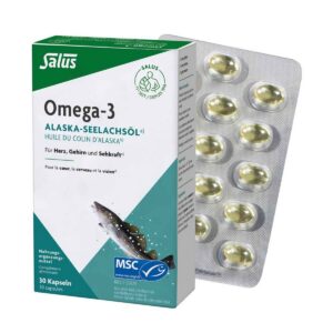 Salus Omega-3 Alaska-Seelachsöl Kapseln 30 Stück